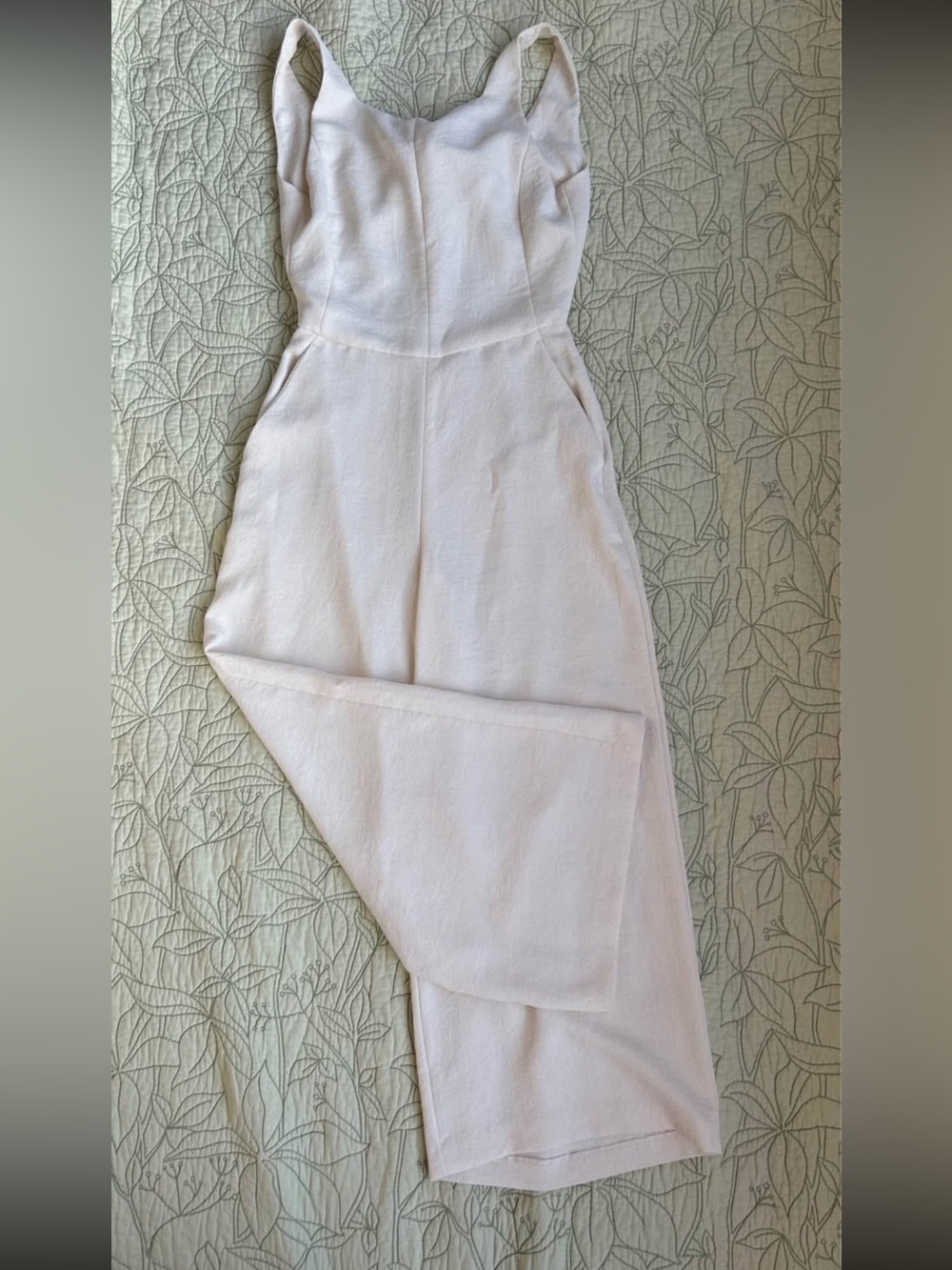 Aritzia Cream Ecoulement Jumpsuit
